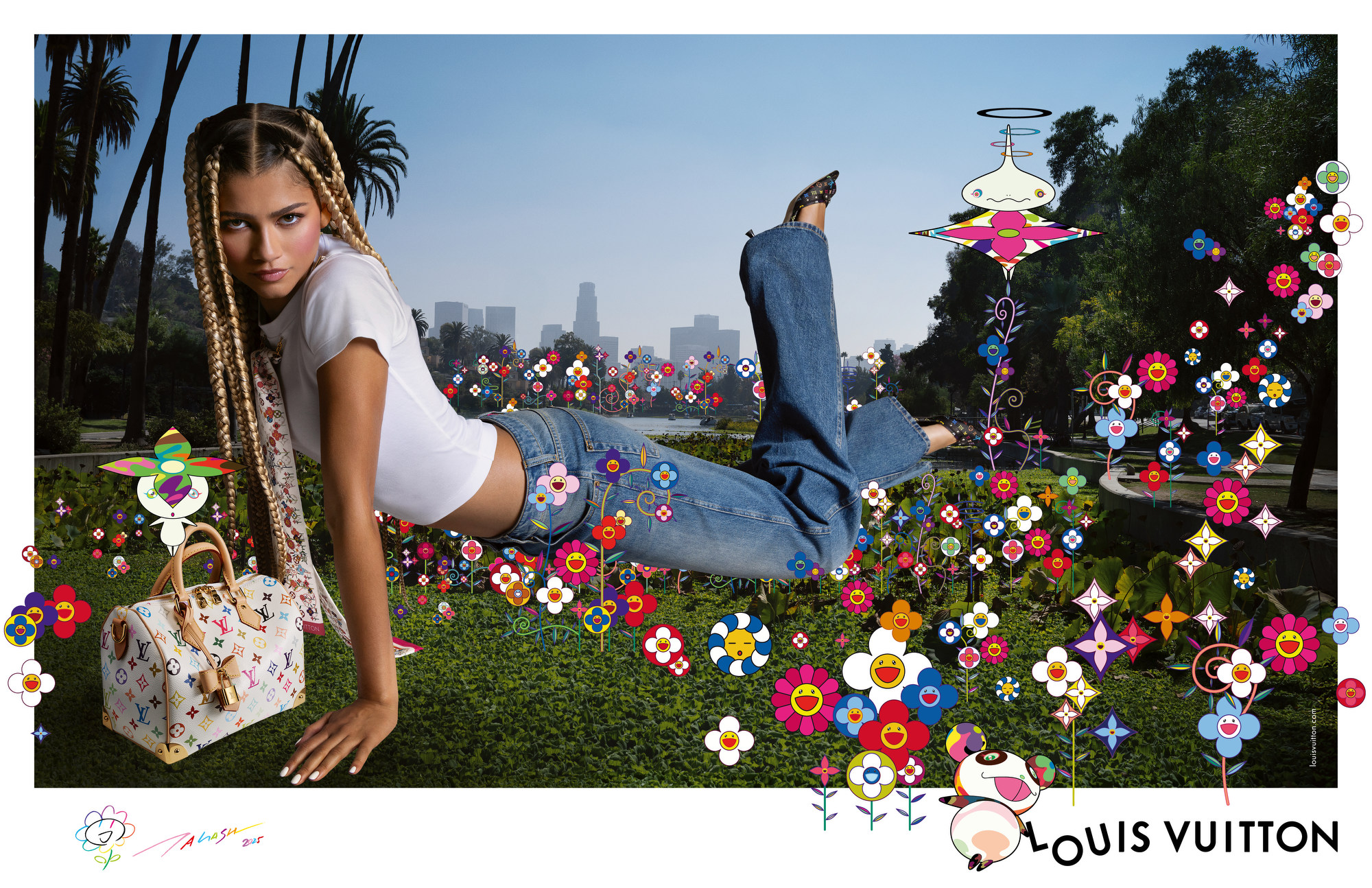Louis Vuttion X Takashi Murakami Handbags brand collaboration
