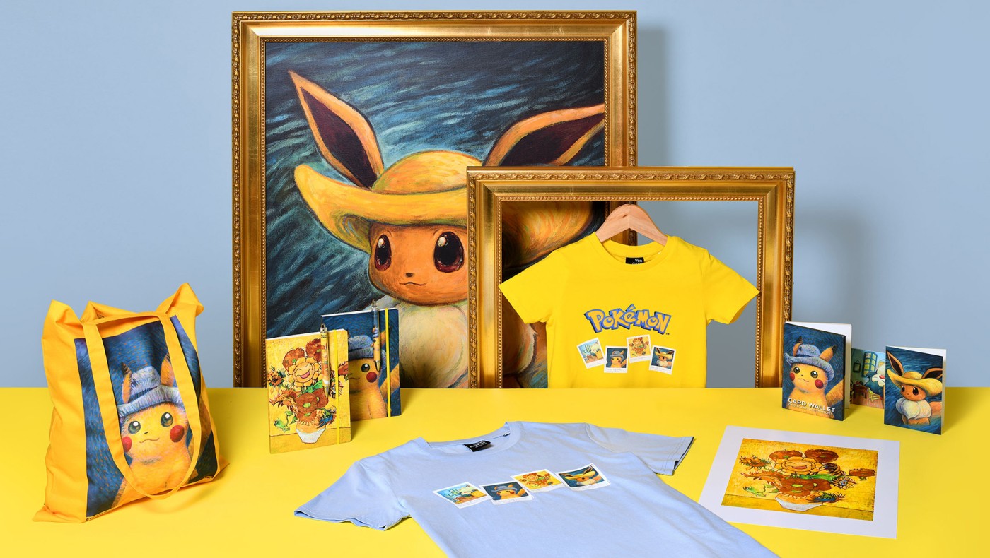 pokemon x van gogh museum brand collaboration